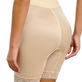 High Waist Thigh Slimmer with Tulip Front Panel | Memory Compression Fabric | Medium Support | Style 6226