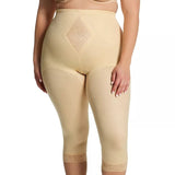 Waistline Capri Pant Liner with Tummy Control Panel | Memory Compression Fabric | Medium Support | Style 6265