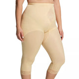 Waistline Capri Pant Liner with Tummy Control Panel | Memory Compression Fabric | Medium Support | Style 6265