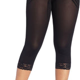 Breathable Waistline Capri Pant Liner | Power Mesh Fabric | Firm to Extra Firm Support | Style 6269