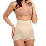 High Waist Panty Brief with Tulip Front Panel | Memory Compression Fabric | Medium Support | Style 6296