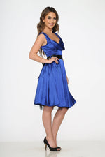 Blue Occasional Swing Dress
