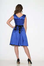 Blue Occasional Swing Dress