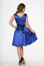 Blue Occasional Swing Dress