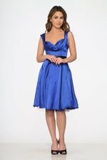 Blue Occasional Swing Dress