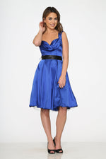 Blue Occasional Swing Dress