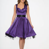 Purple Occasional Swing Dress