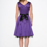 Purple Occasional Swing Dress