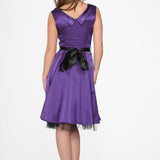 Purple Occasional Swing Dress