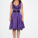 Purple Occasional Swing Dress