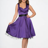 Purple Occasional Swing Dress
