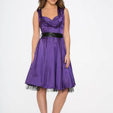 Purple Occasional Swing Dress