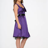 Purple Occasional Swing Dress