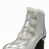 Galleria Metallic Victorian Booties