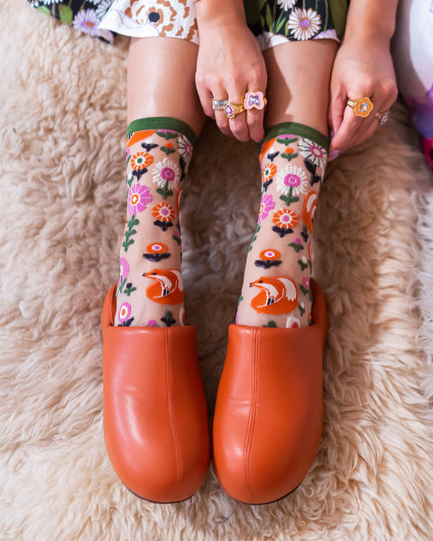 Animal Lovers Sheer Socks Bundle 1 🦊 🦚 🐴