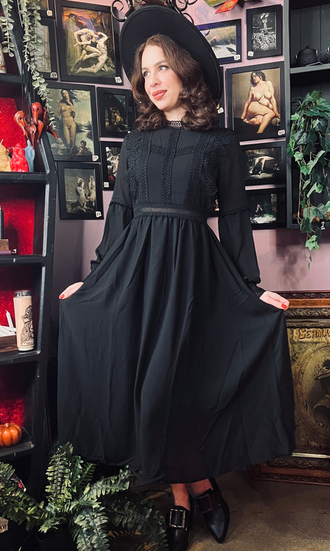 Agatha - Lightweight boho witchy dress - READY TO SHIP! 2XL Agatha - Lightweight boho witchy dress - READY TO SHIP! 2XL