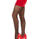 Cherry Pie Dotted Tights
