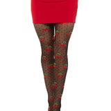 Cherry Pie Dotted Tights
