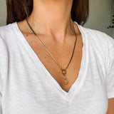 July Lily Birth Flower Necklace Charm