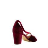 Oren Velvet Mary Jane Heels