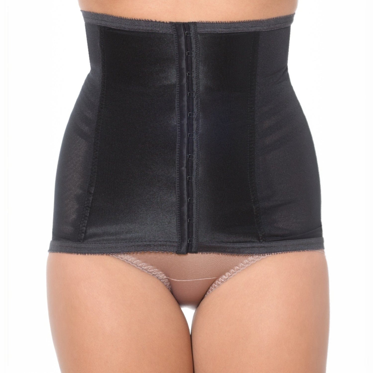 Shapette Powermesh Satin Panel Waist Cincher | Style 821