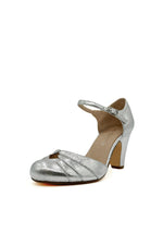 Goldie Metallic Ballroom Heels