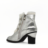 Galleria Metallic Victorian Booties
