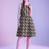 Haunted Book Stacks Vintage Dress