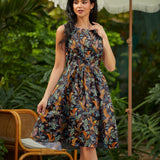 Vintage Style Mini Dress Birds of a Feather