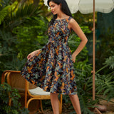 Vintage Style Mini Dress Birds of a Feather