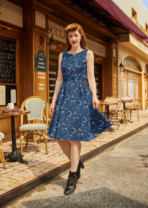 retro fab club dress Foxy Fit & Flare Dress