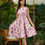 Teacup Cats Vintage Dress
