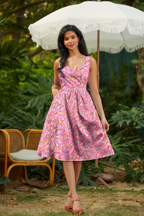 Sprinkles Fit & Flare Dress