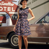 Retro Mod Collared Dress Fairies