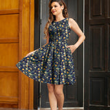 Elizabeth Dress in Rose Floral