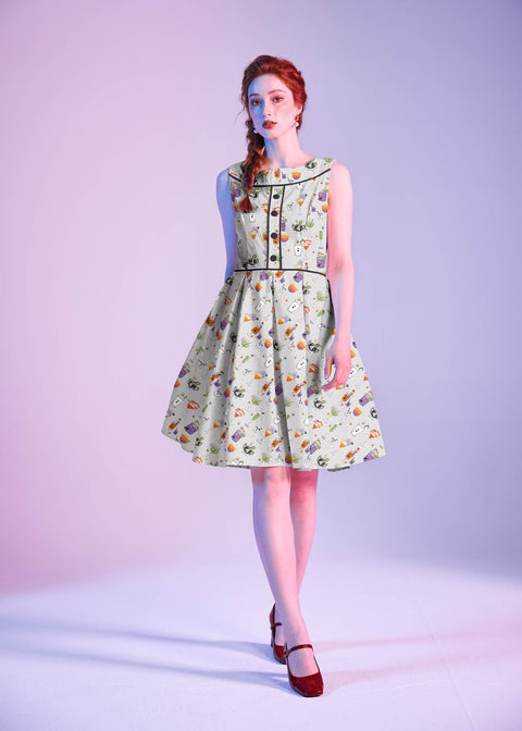 Elizabeth Dress in Witches Brew