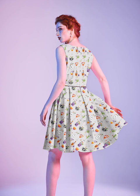 Elizabeth Dress in Witches Brew