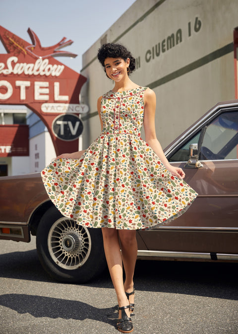 Elizabeth Dress in Woodlands