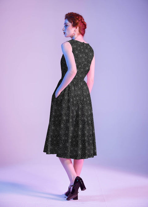 Spiderweb Midi Dress