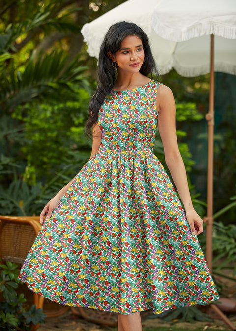 Farmer's Market Midi Dress | Vintage Style & Retro Clothing 3X Farmer's Market Midi Dress | Vintage Style & Retro Clothing 3X