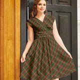 Green Plaid Greta Dress