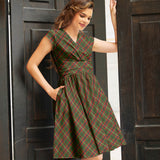 Green Plaid Greta Dress
