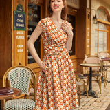 Greta Surplice Dress Cotton Candy