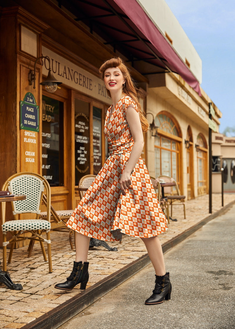Greta Surplice Dress Cotton Candy