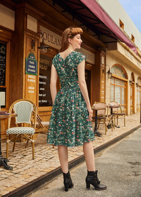 Holiday Cats Greta Dress