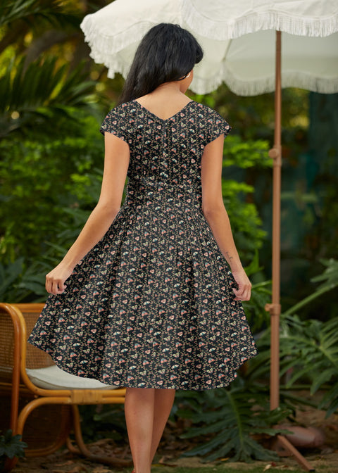 Greta Surplice Dress Moth