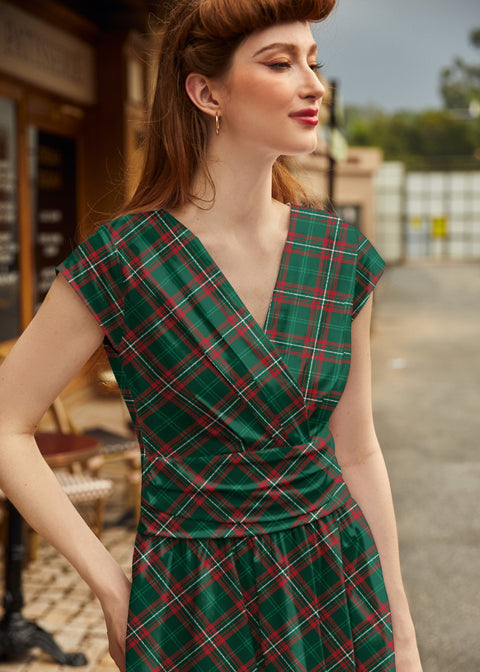 Holiday Plaid Greta Dress
