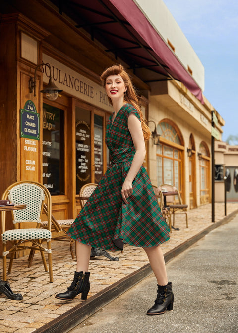 Holiday Plaid Greta Dress