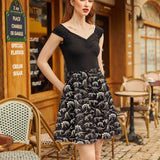 Dino Bones Skater Skirt