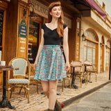 Colorful Fish Skater Skirt